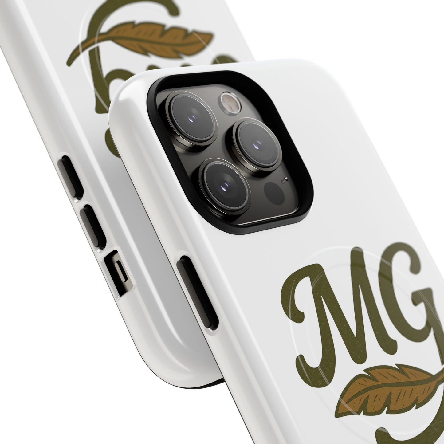Monogram MG Feather Tough Magnetic Phone Case
