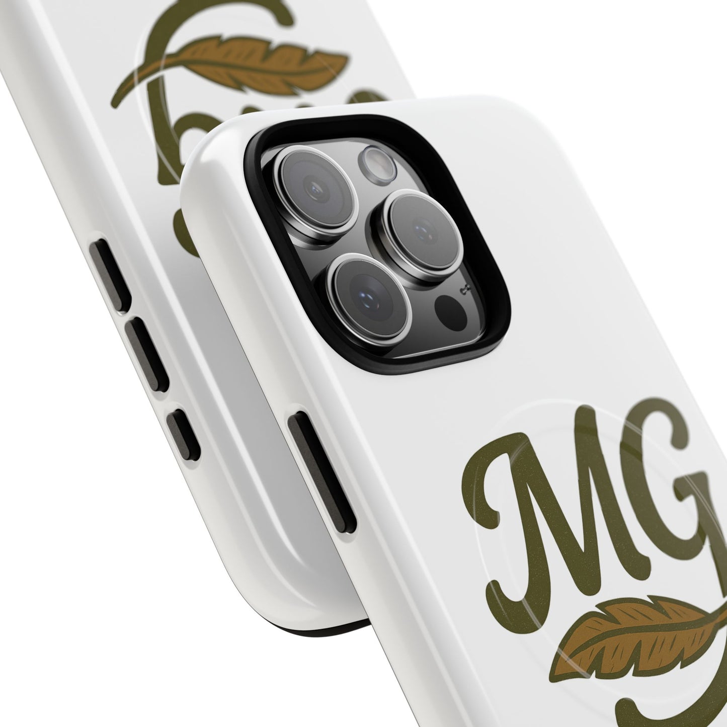 Monogram MG Feather Tough Magnetic Phone Case