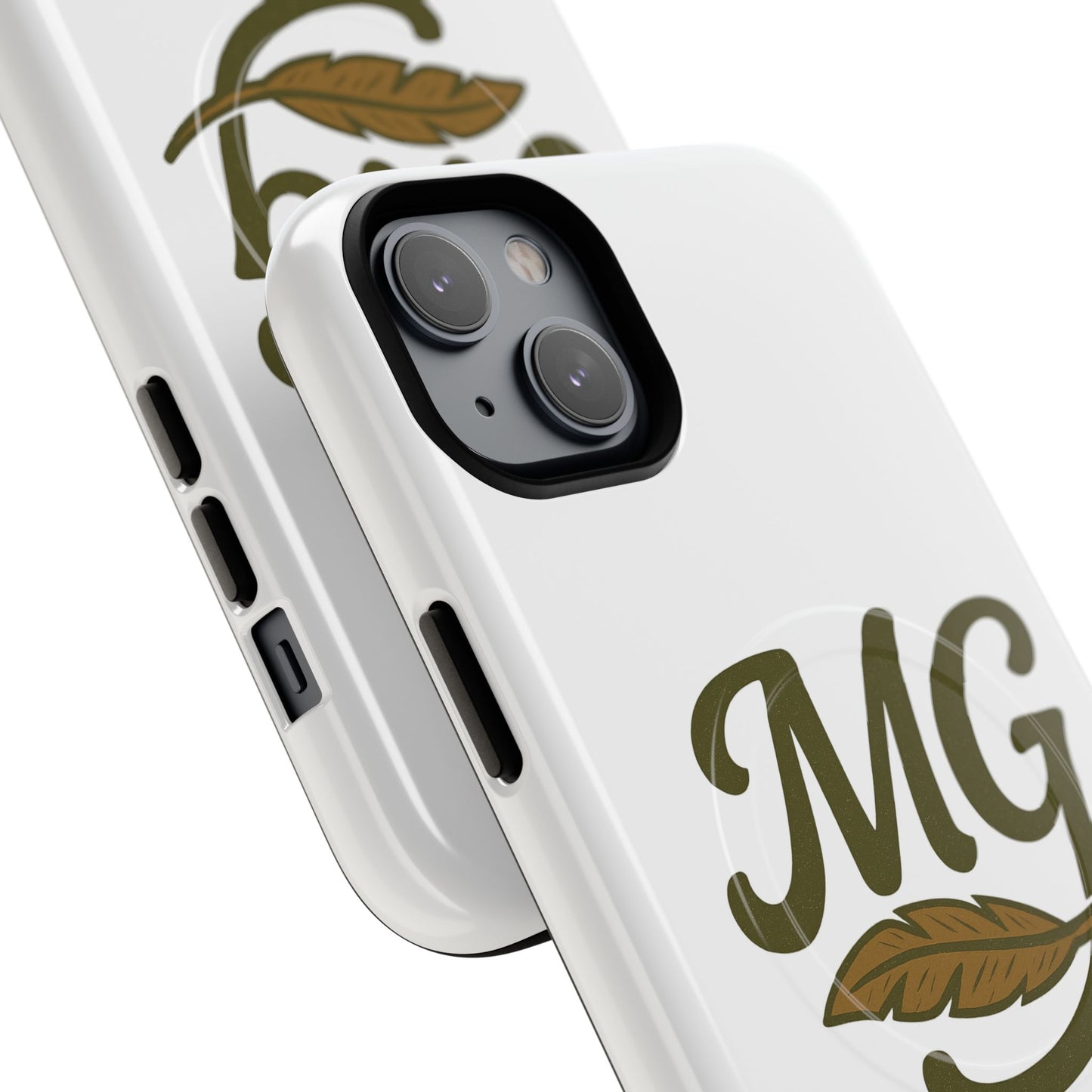 Monogram MG Feather Tough Magnetic Phone Case