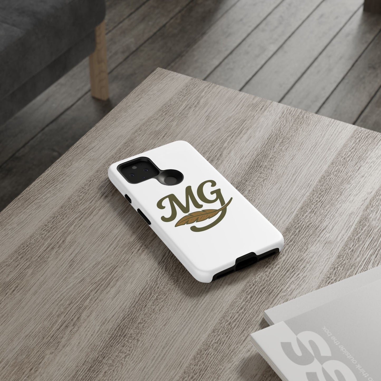 MG Leaf Tough Phone Case — Monogram Protective Phone Cover