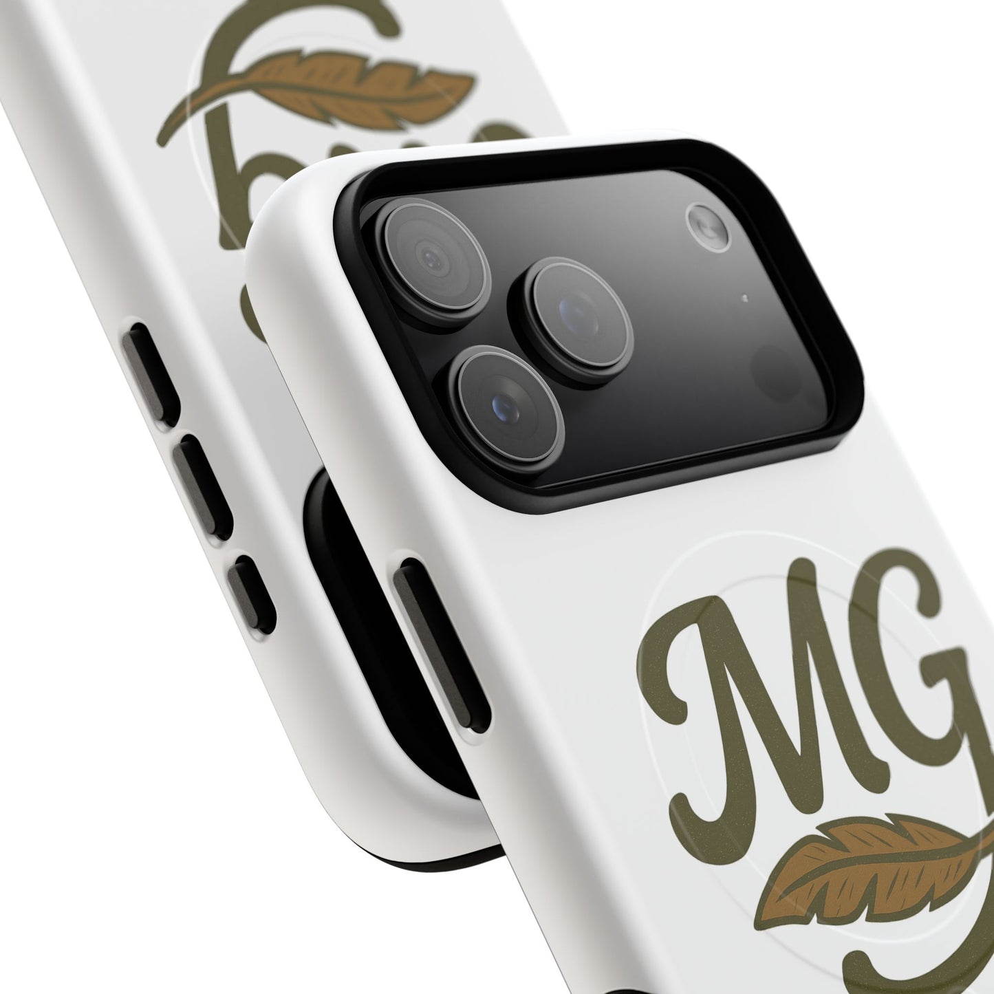Monogram MG Feather Tough Magnetic Phone Case
