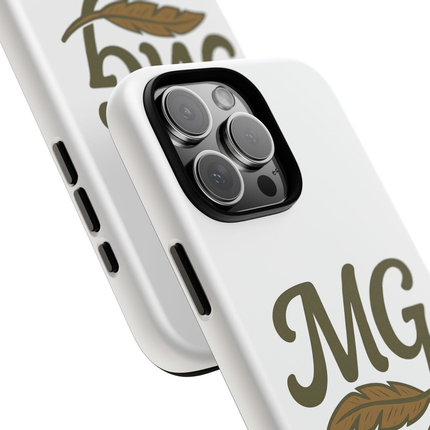 MG Leaf Tough Phone Case — Monogram Protective Phone Cover