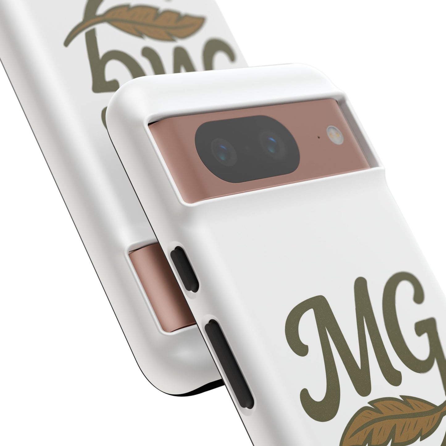 MG Leaf Tough Phone Case — Monogram Protective Phone Cover