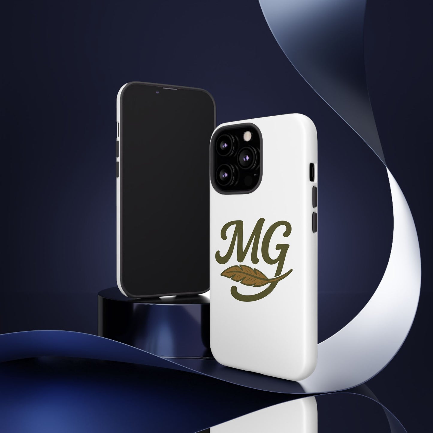 MG Leaf Tough Phone Case — Monogram Protective Phone Cover