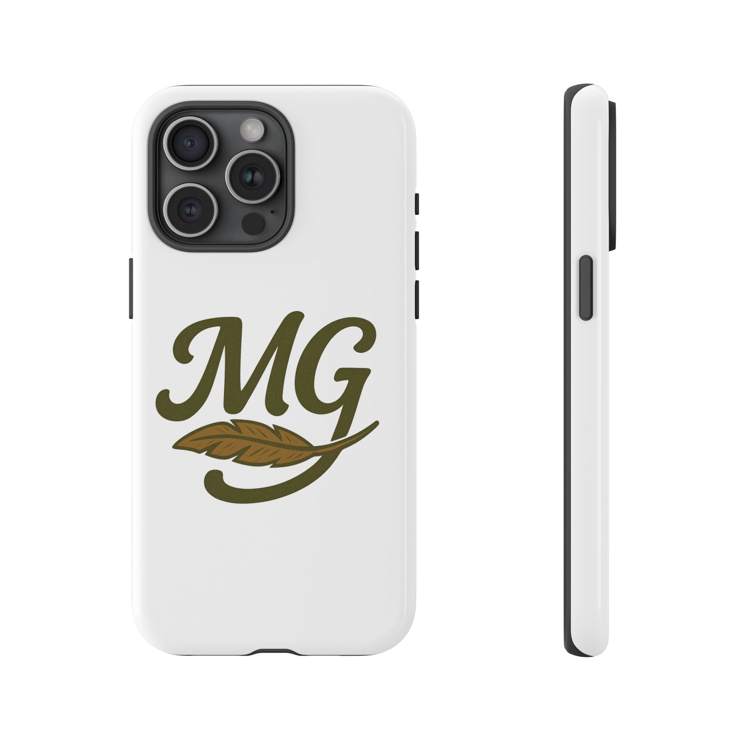 MG Leaf Tough Phone Case — Monogram Protective Phone Cover