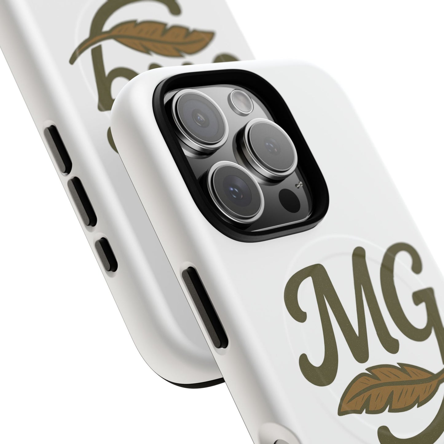 Monogram MG Feather Tough Magnetic Phone Case