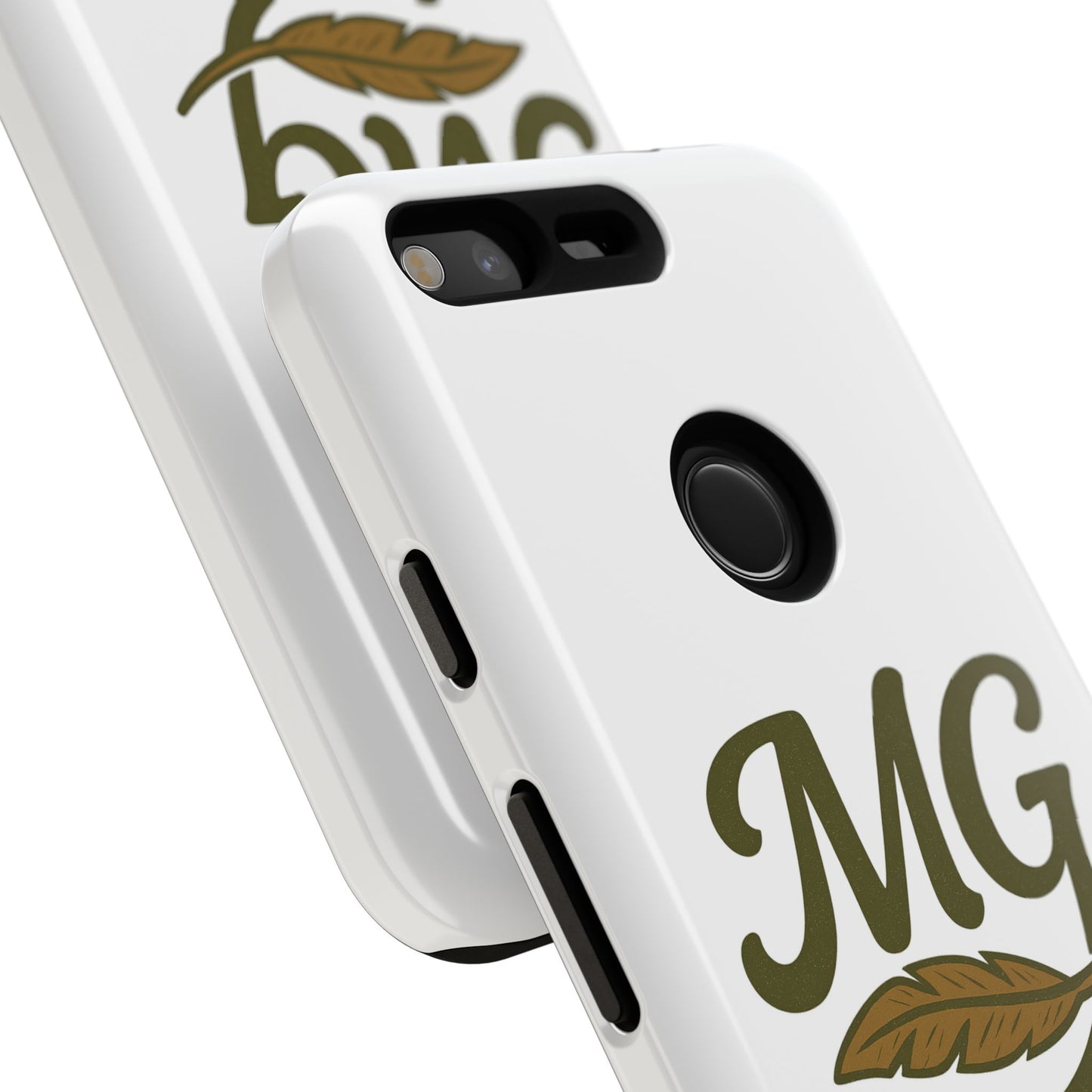 MG Leaf Tough Phone Case — Monogram Protective Phone Cover