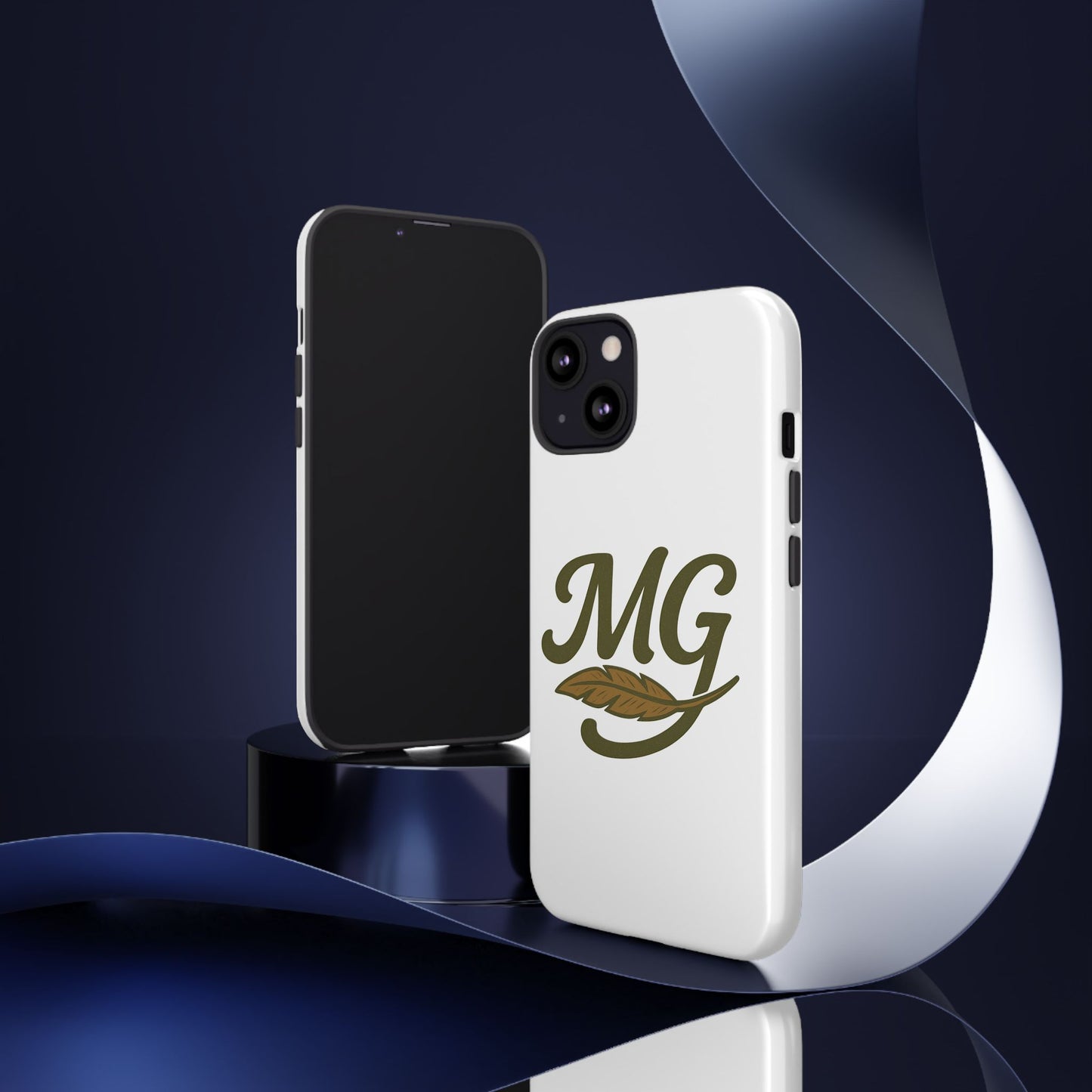 MG Leaf Tough Phone Case — Monogram Protective Phone Cover