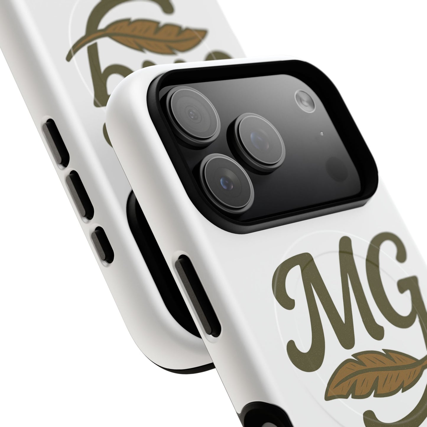 Monogram MG Feather Tough Magnetic Phone Case