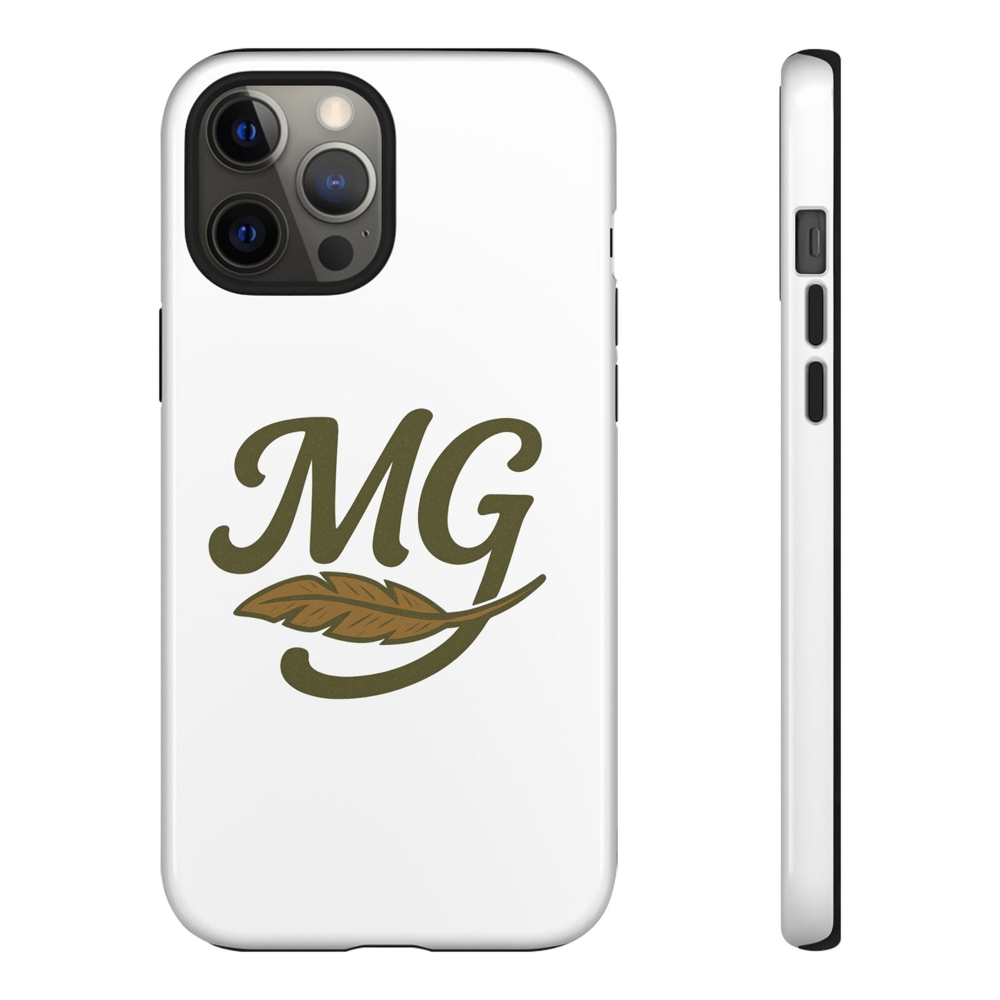 MG Leaf Tough Phone Case — Monogram Protective Phone Cover