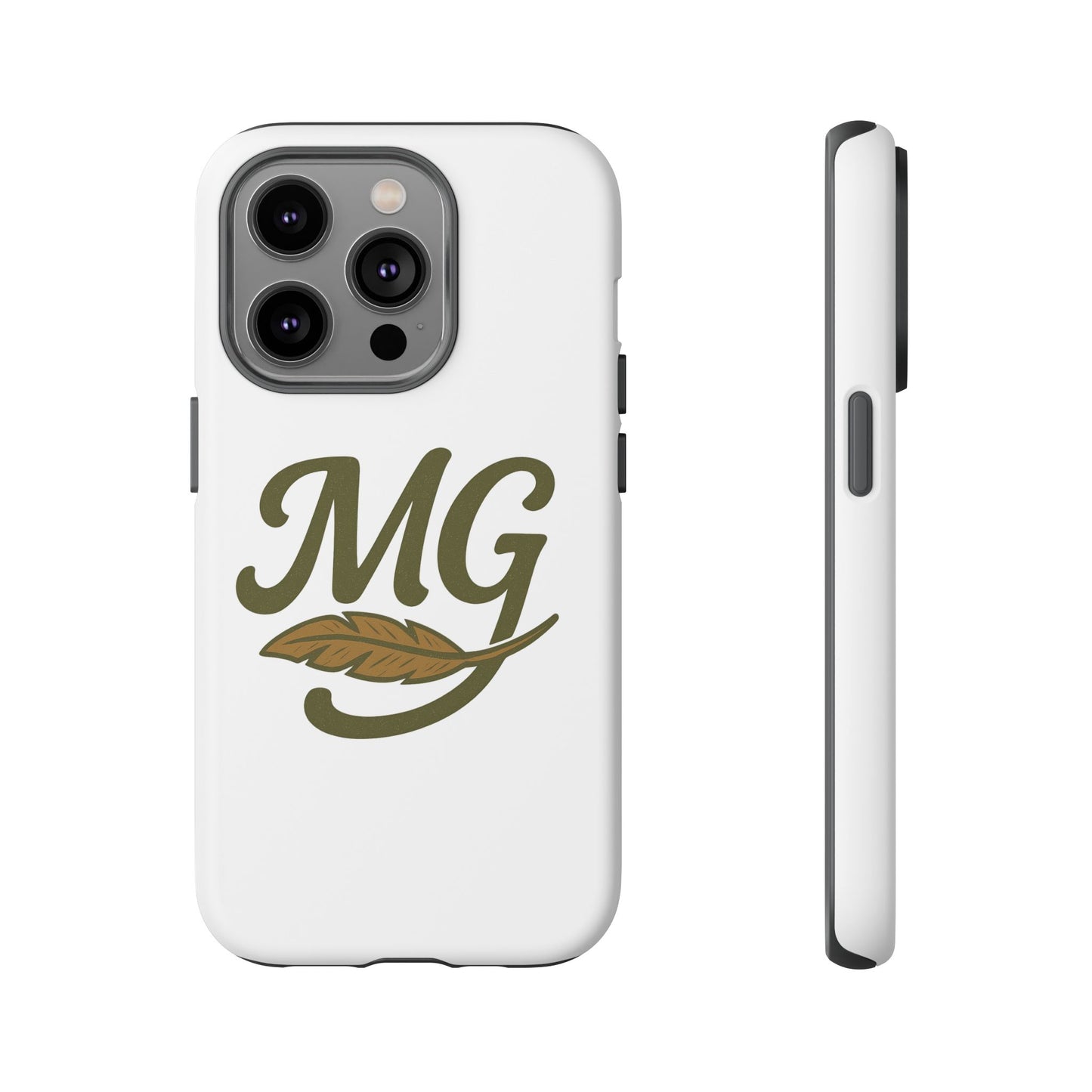 MG Leaf Tough Phone Case — Monogram Protective Phone Cover