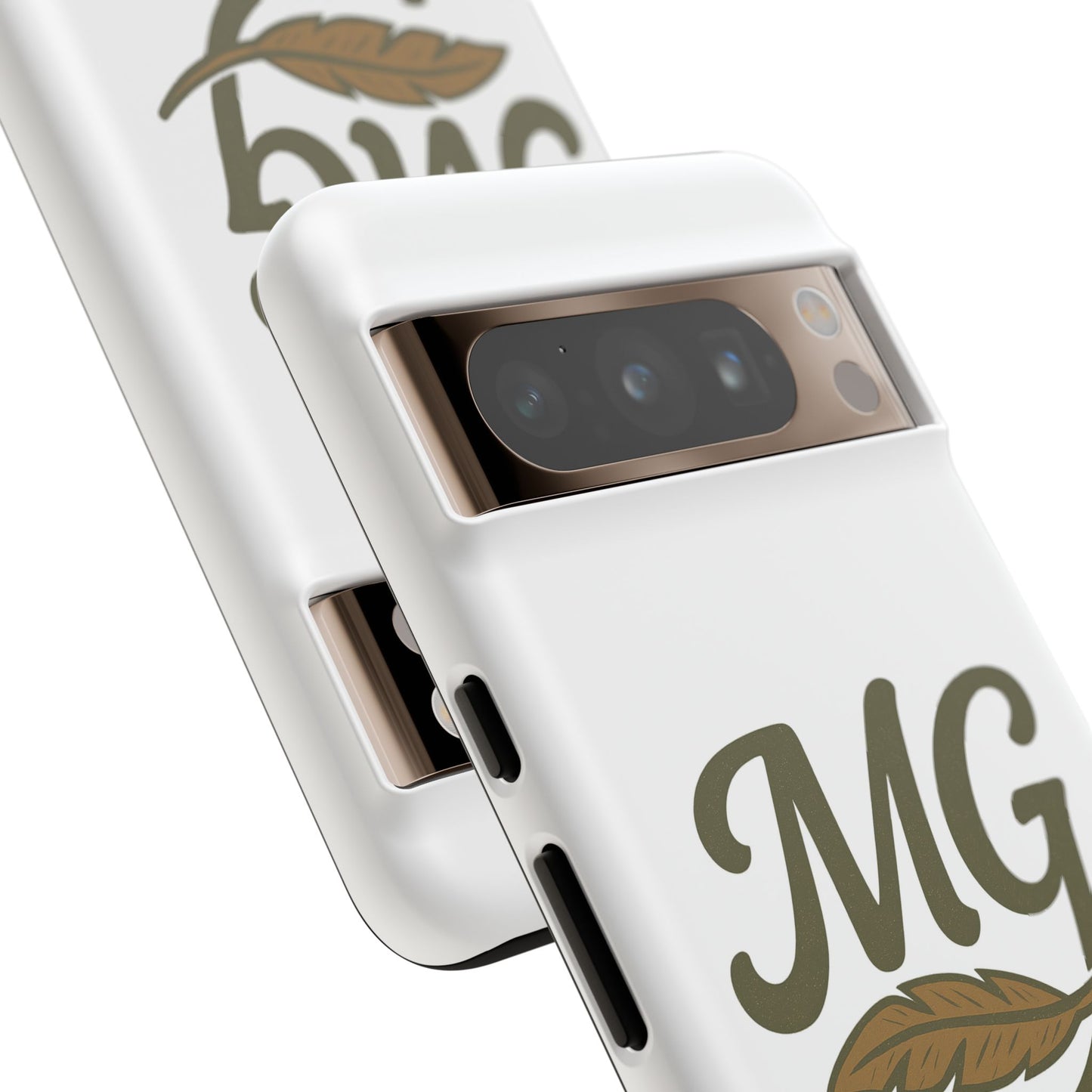 MG Leaf Tough Phone Case — Monogram Protective Phone Cover