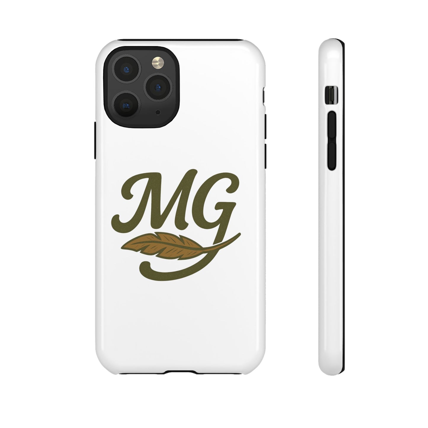 MG Leaf Tough Phone Case — Monogram Protective Phone Cover