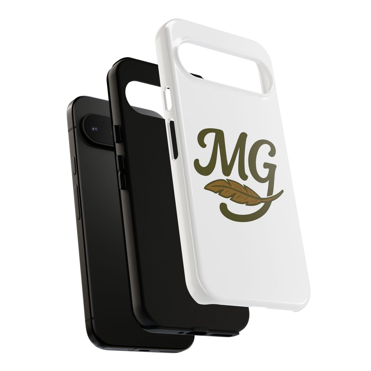 MG Leaf Tough Phone Case — Monogram Protective Phone Cover