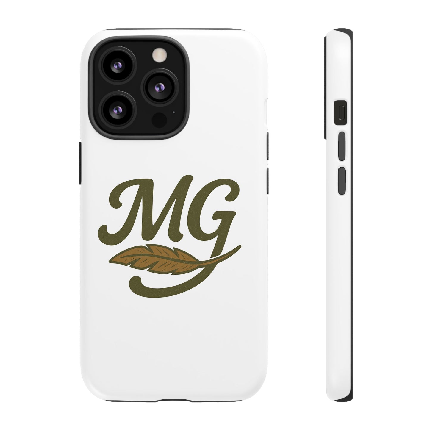MG Leaf Tough Phone Case — Monogram Protective Phone Cover