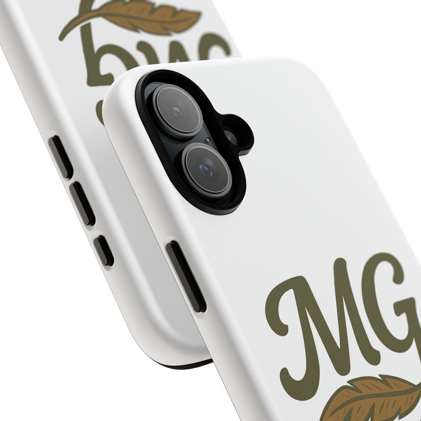 MG Leaf Tough Phone Case — Monogram Protective Phone Cover
