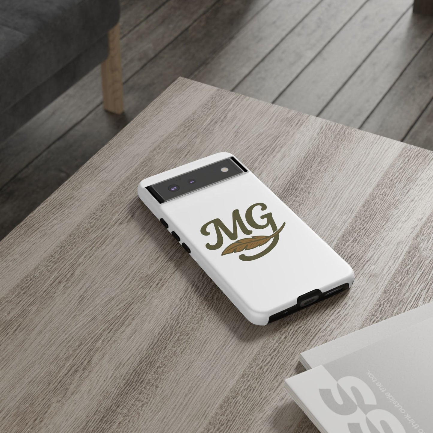 MG Leaf Tough Phone Case — Monogram Protective Phone Cover