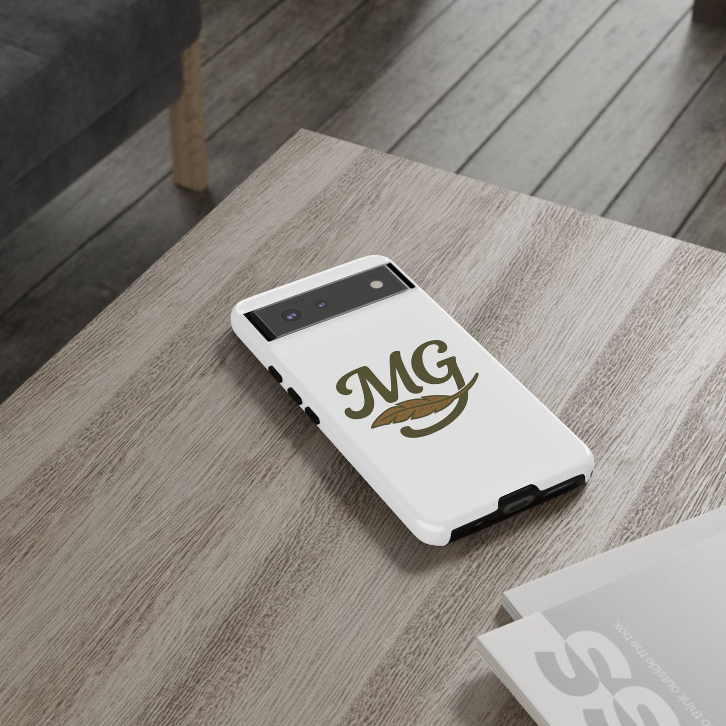 MG Leaf Tough Phone Case — Monogram Protective Phone Cover