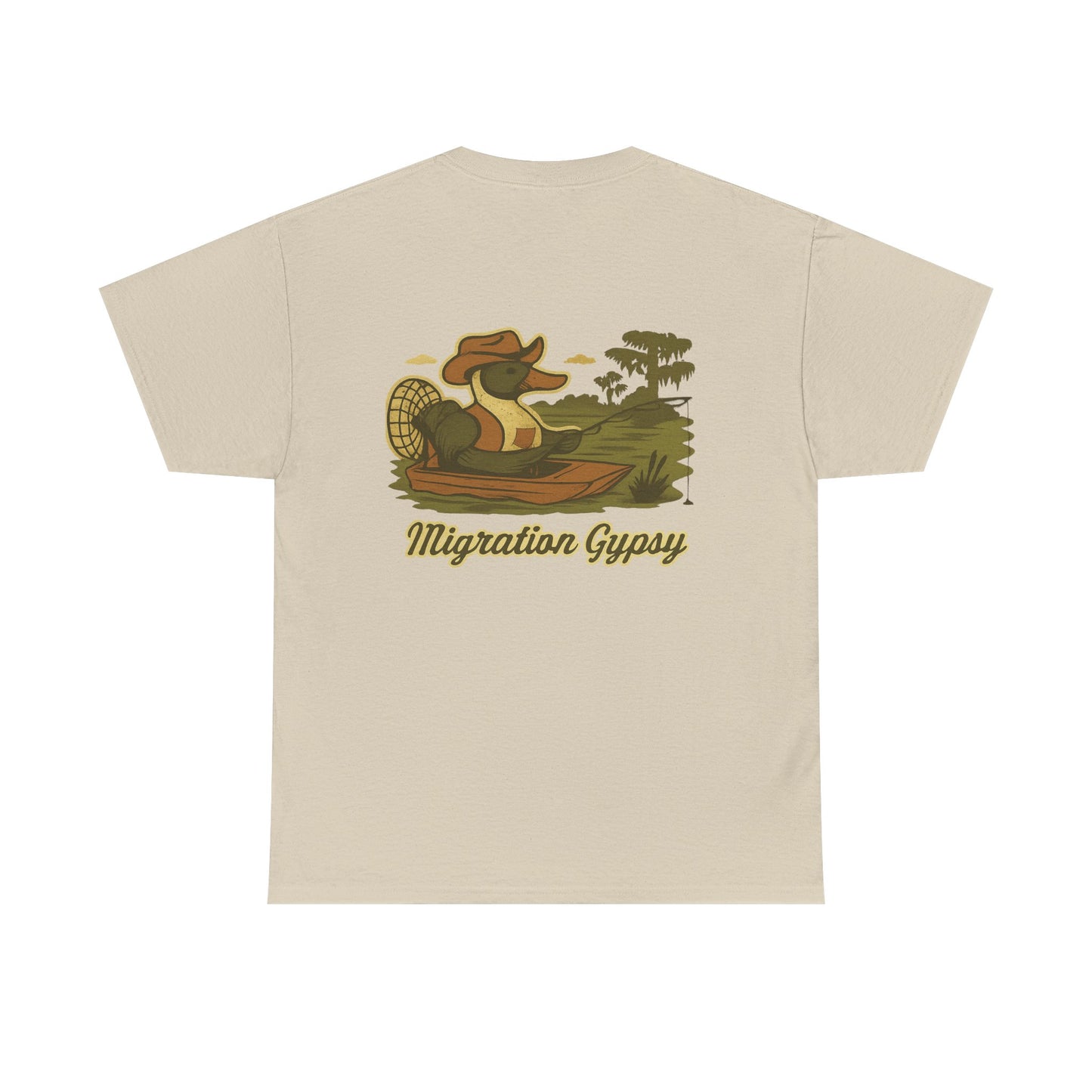 Pintail Marsh Fishing Unisex Heavy Cotton Tee