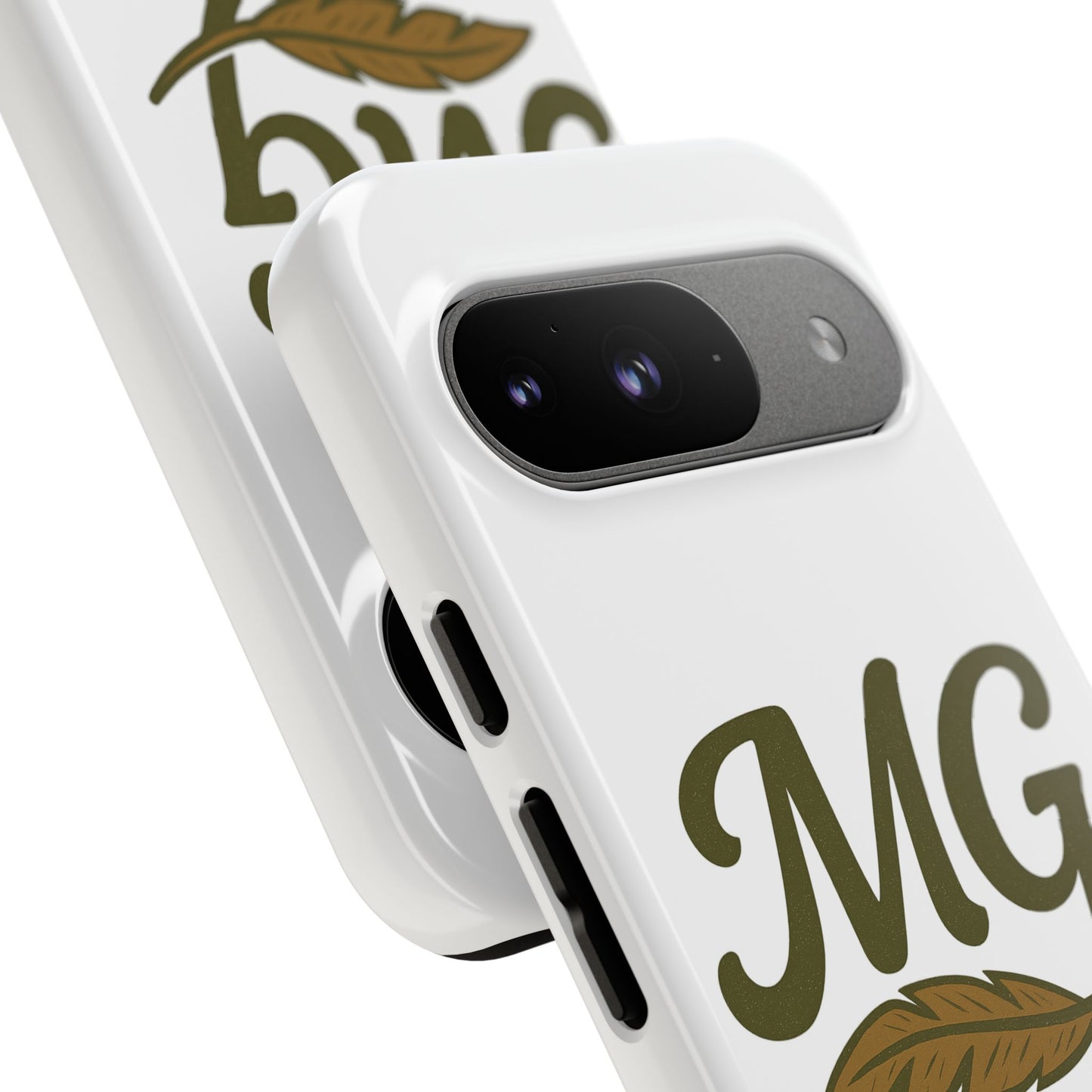 MG Leaf Tough Phone Case — Monogram Protective Phone Cover