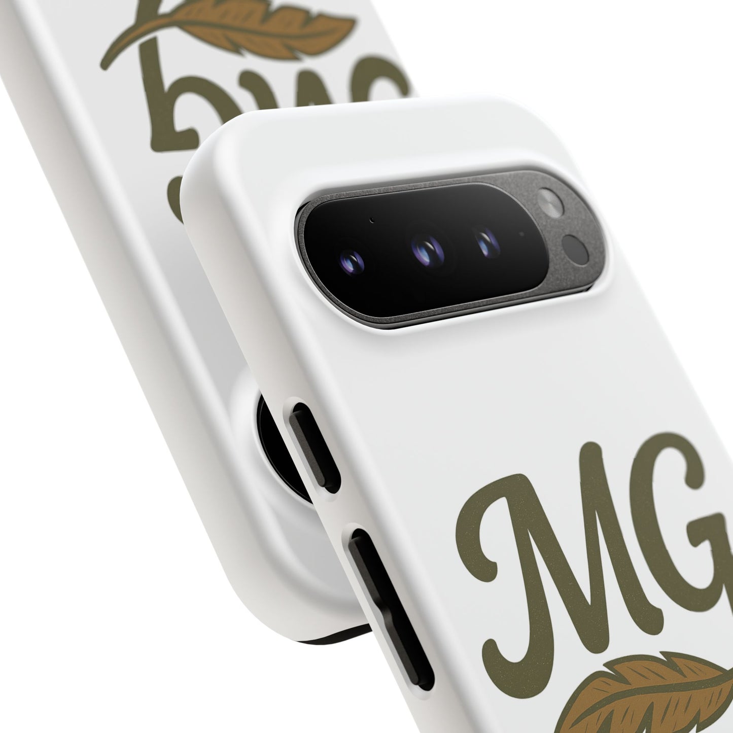 MG Leaf Tough Phone Case — Monogram Protective Phone Cover