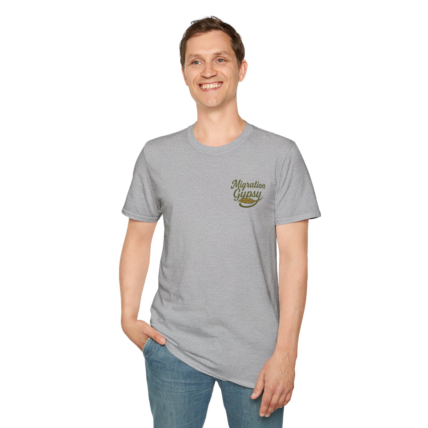 Migration Gypsy Duck T-Shirt — Retro Fishing Duck Graphic Tee