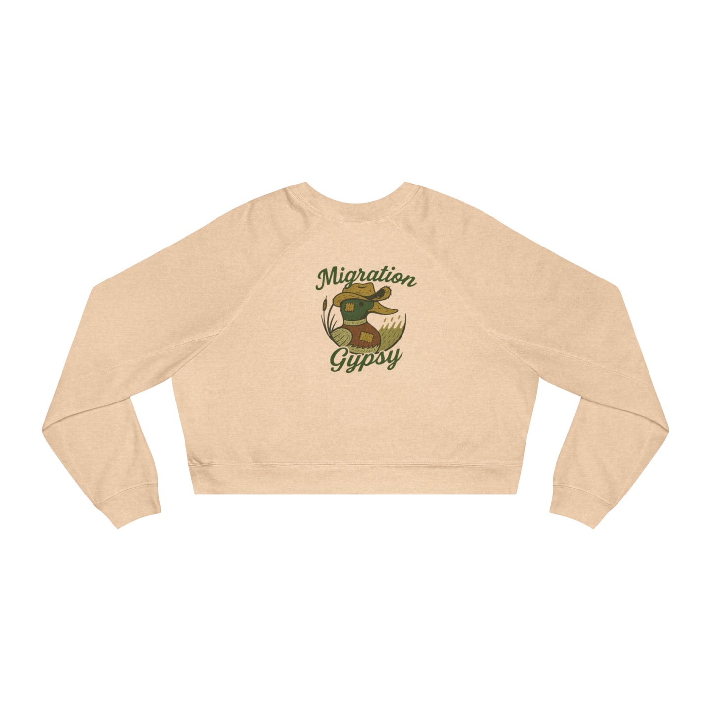 Migration Mallard Cropped Pullover | Fleece Sweatshirt