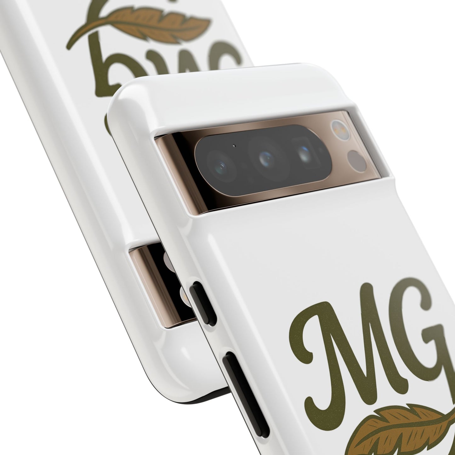 MG Leaf Tough Phone Case — Monogram Protective Phone Cover