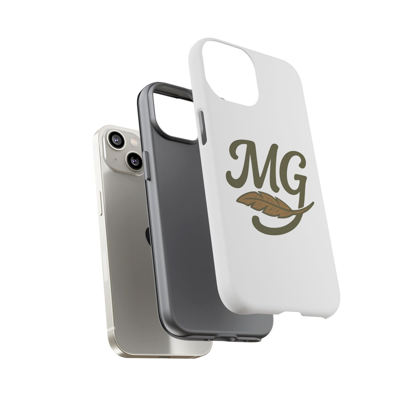 MG Leaf Tough Phone Case — Monogram Protective Phone Cover