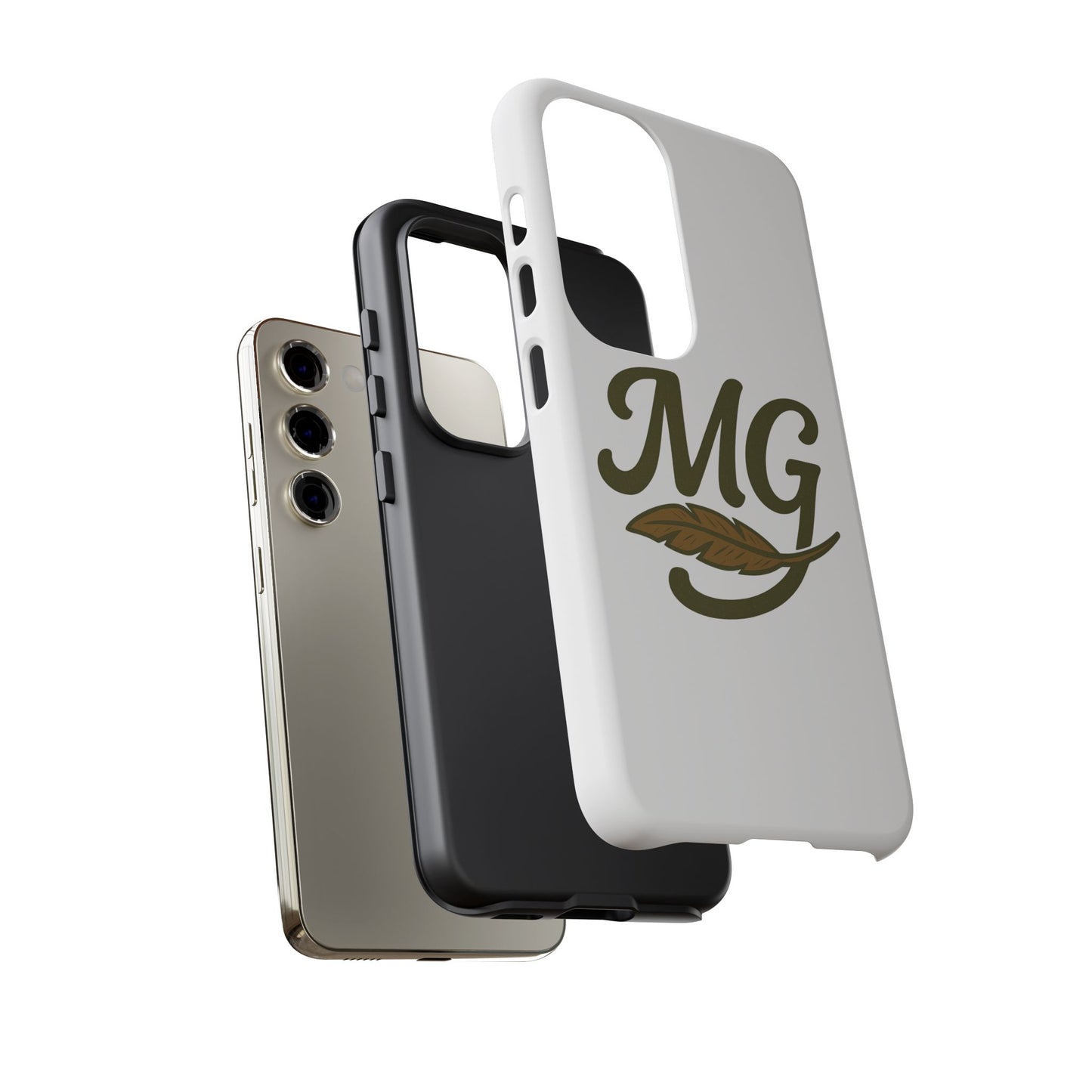 MG Leaf Tough Phone Case — Monogram Protective Phone Cover