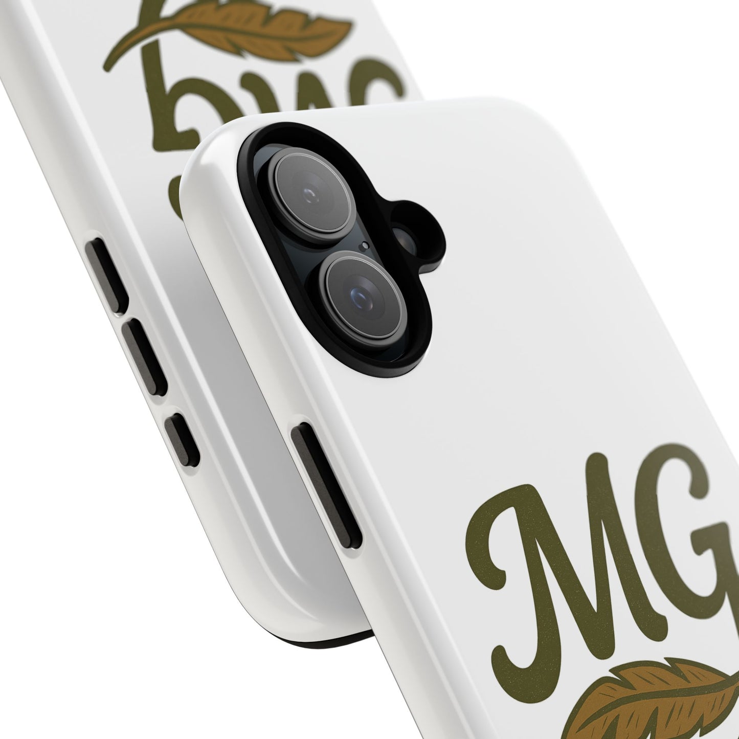 MG Leaf Tough Phone Case — Monogram Protective Phone Cover