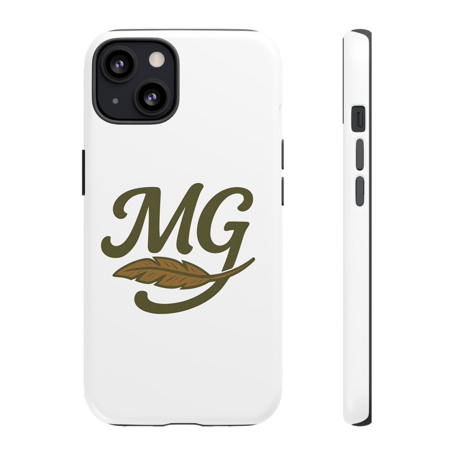MG Leaf Tough Phone Case — Monogram Protective Phone Cover