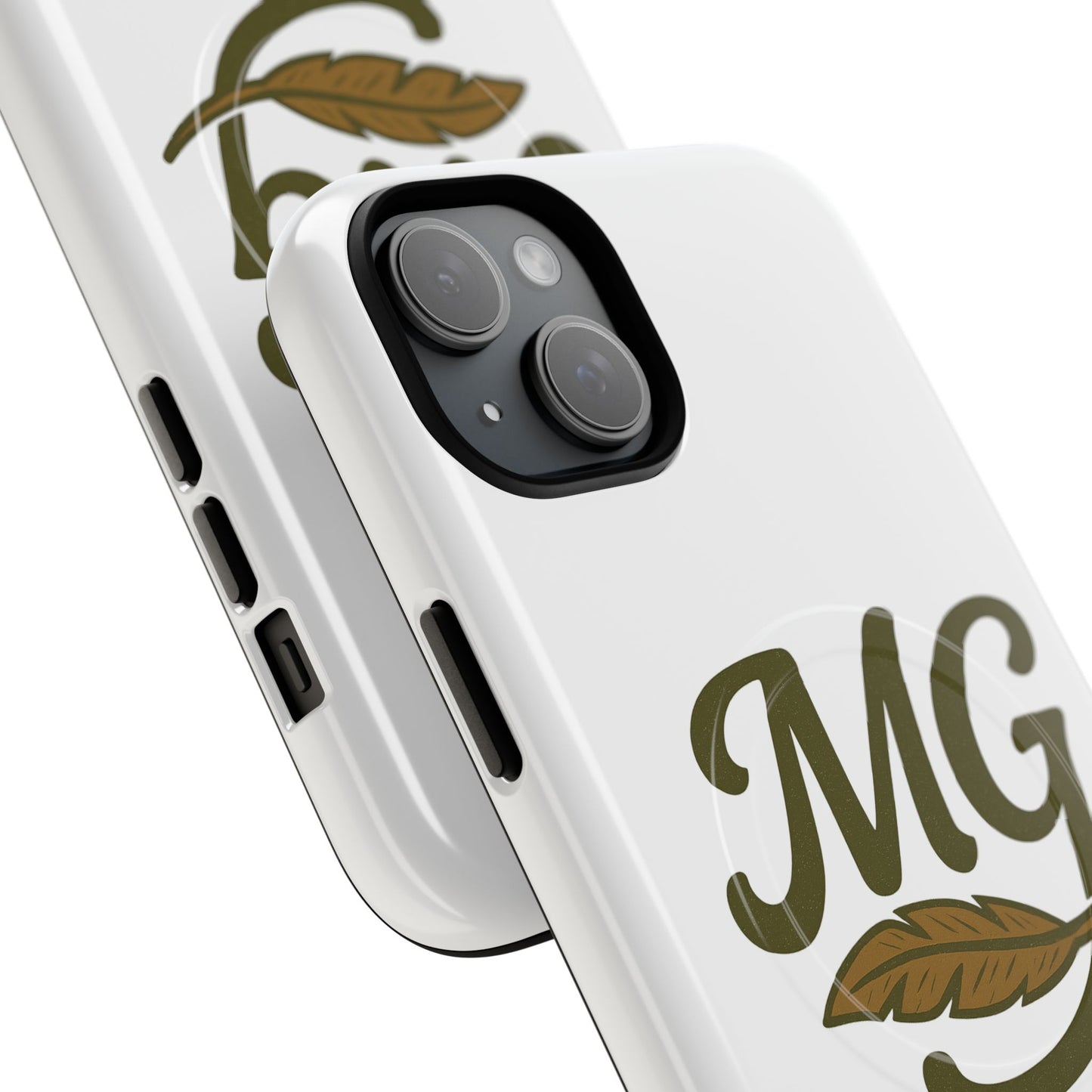 Monogram MG Feather Tough Magnetic Phone Case