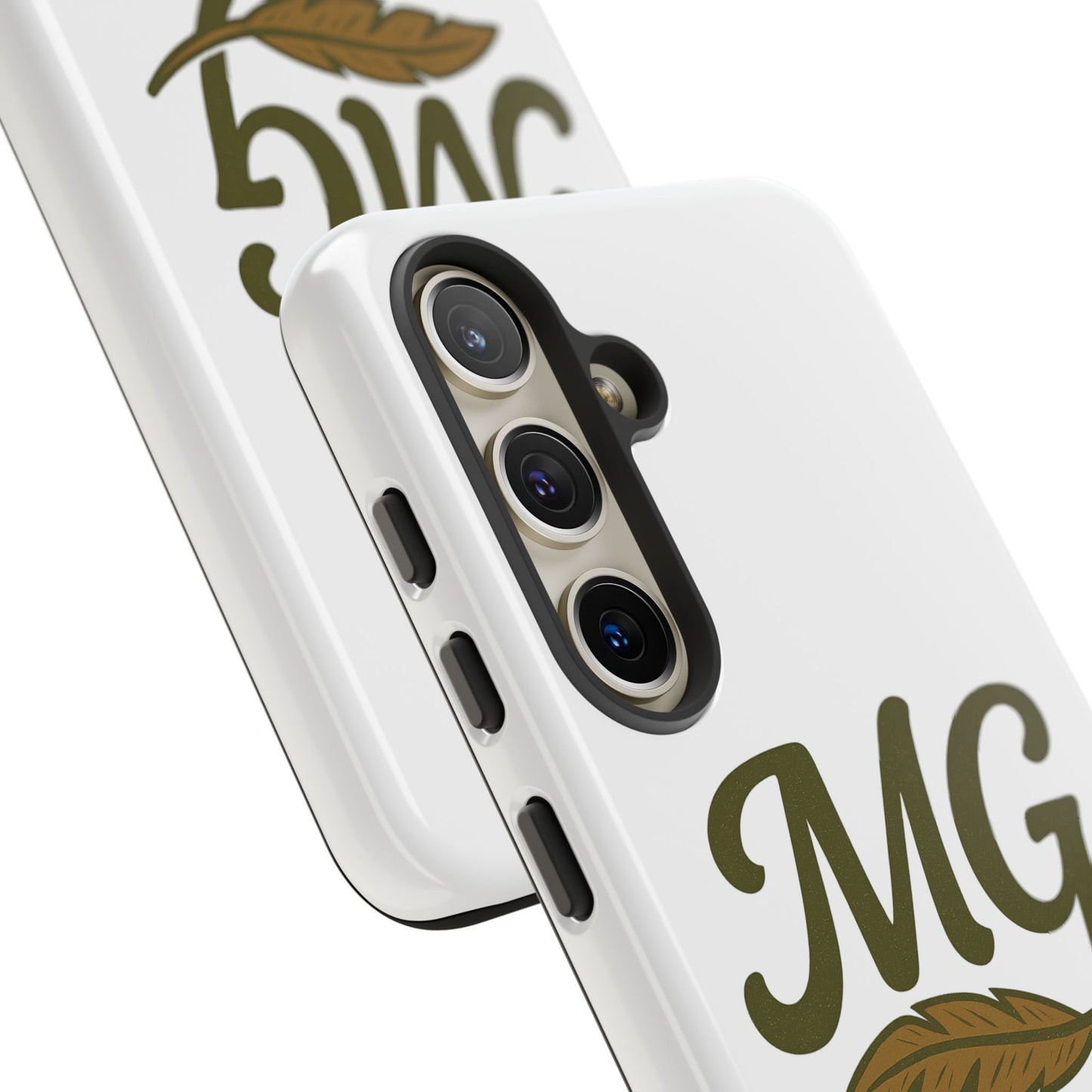 MG Leaf Tough Phone Case — Monogram Protective Phone Cover