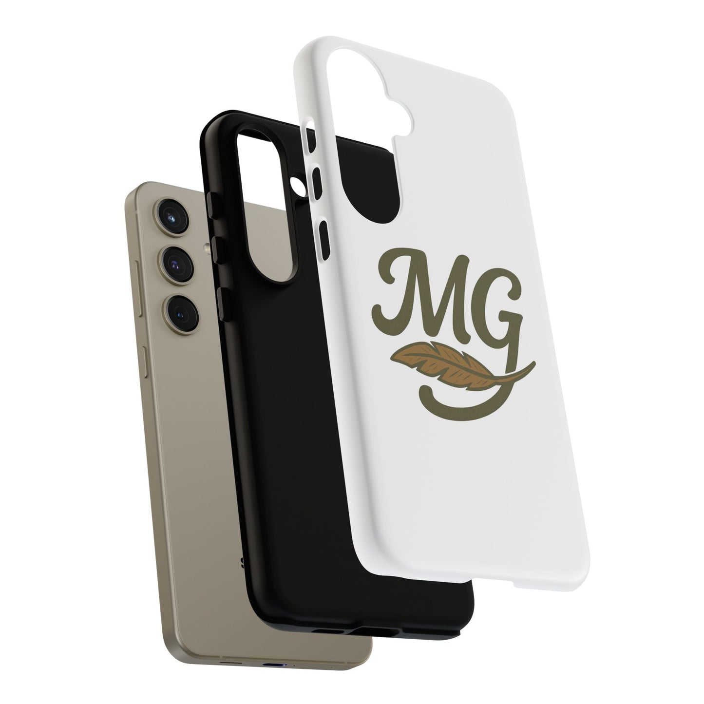 MG Leaf Tough Phone Case — Monogram Protective Phone Cover