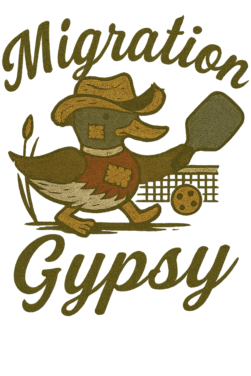 Pickleball Mallard Migrator Unisex Tee