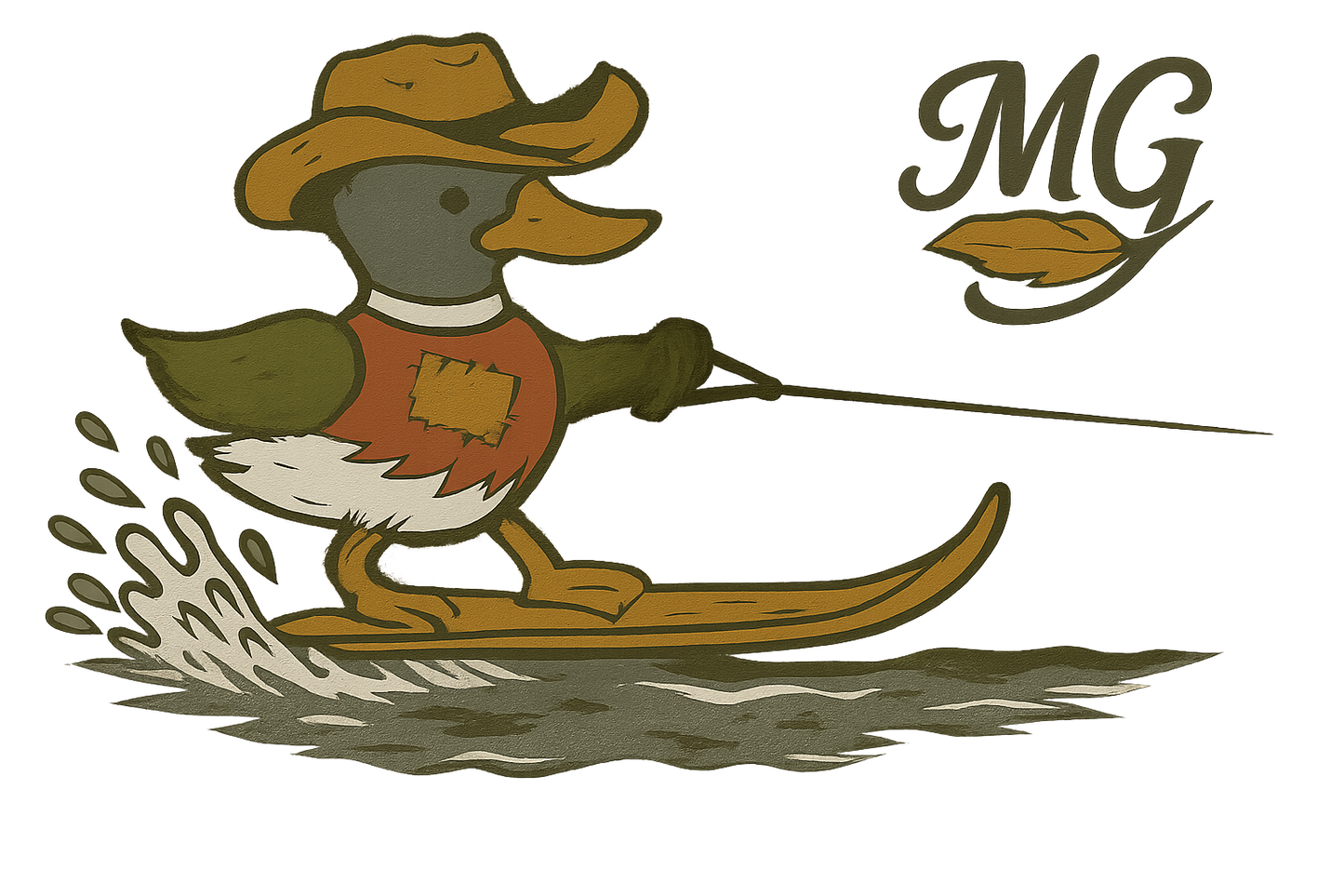 Migration Gypsy Duck T-Shirt — Retro Fishing Duck Graphic Tee