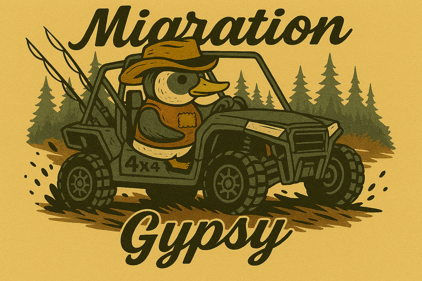 ATV Fishing Pintail Tee