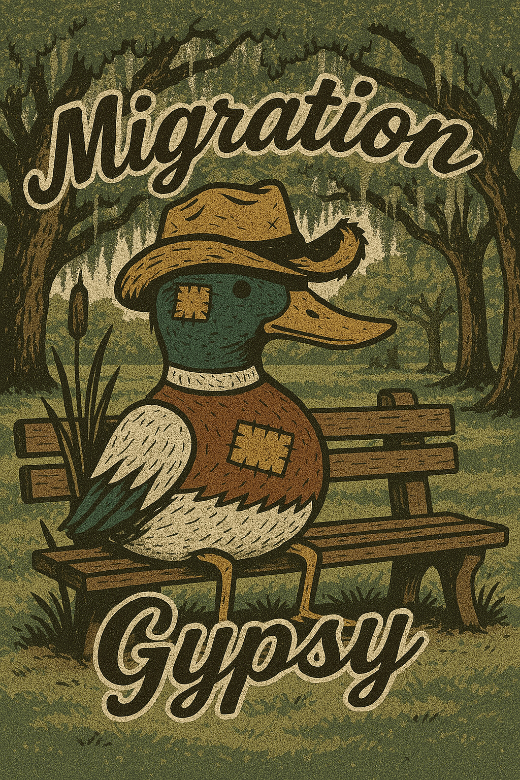 Mallard Park Bench MG Unisex Tee