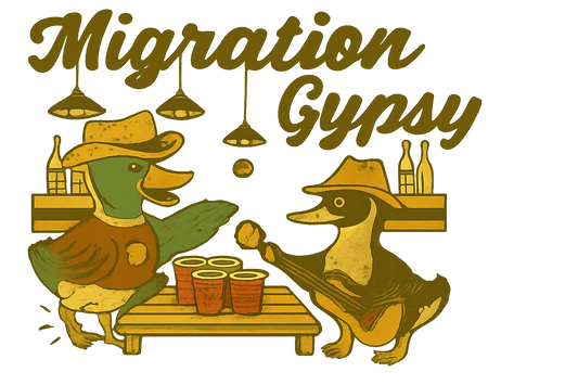 Moisture Wicking Migration Migration Gypsy Beer Pong Tee