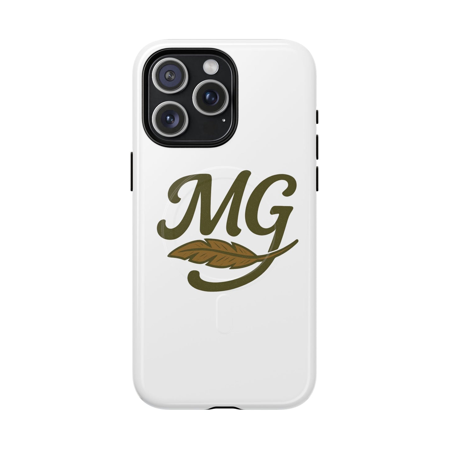 Monogram MG Feather Tough Magnetic Phone Case