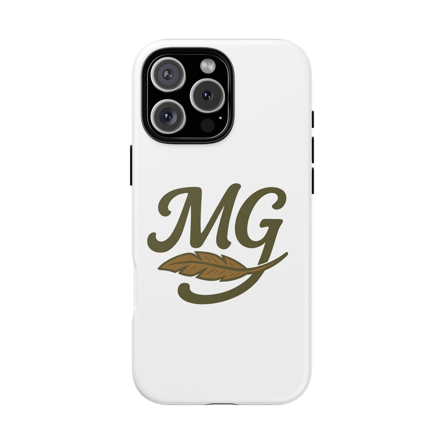 MG Leaf Tough Phone Case — Monogram Protective Phone Cover