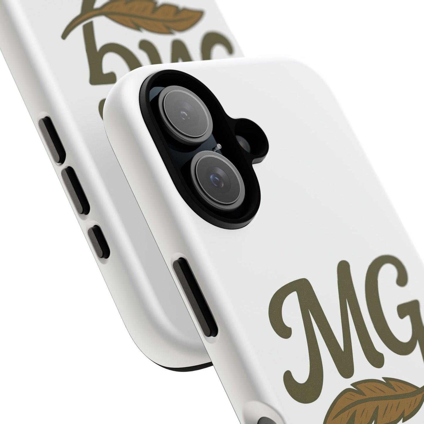 MG Leaf Tough Phone Case — Monogram Protective Phone Cover