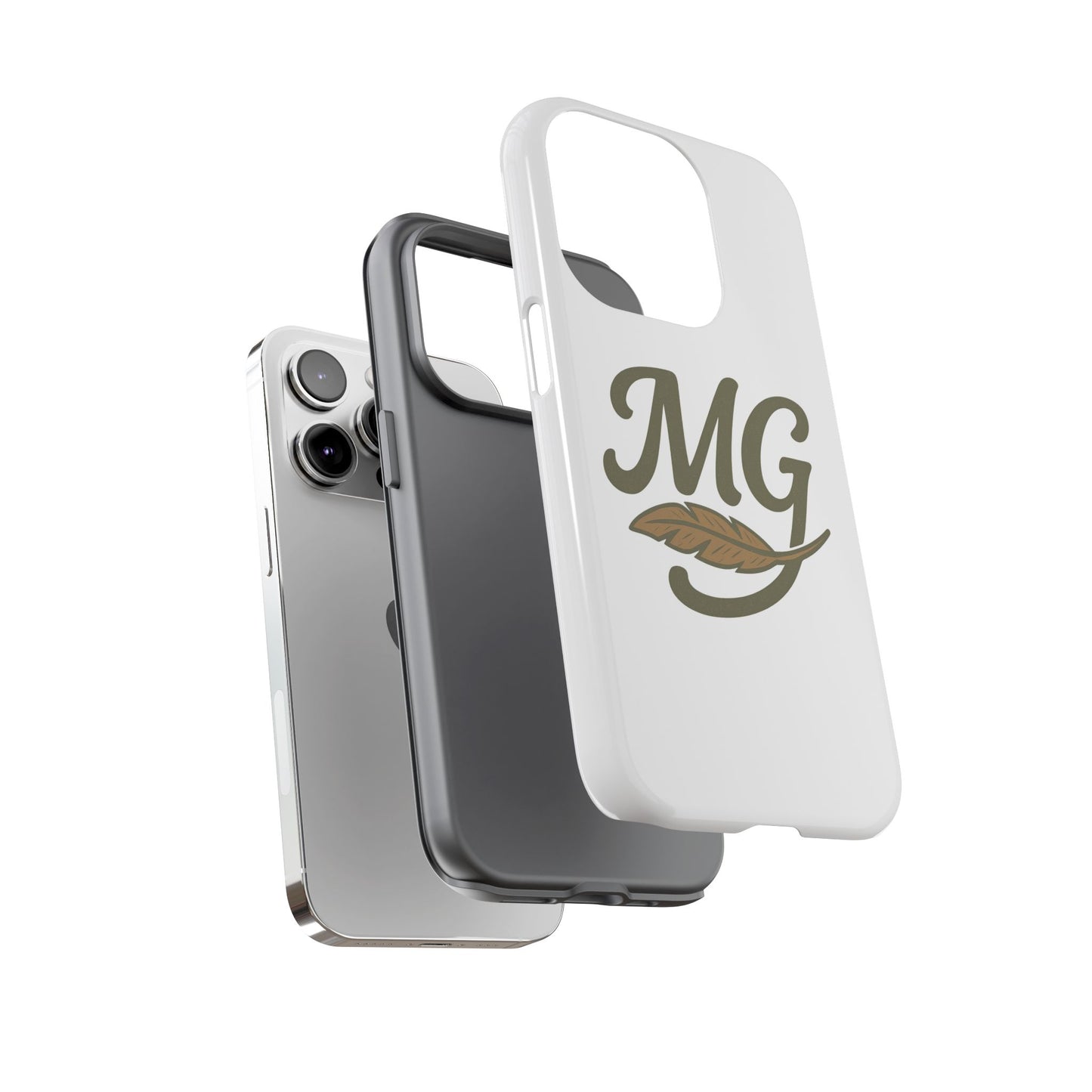 MG Leaf Tough Phone Case — Monogram Protective Phone Cover