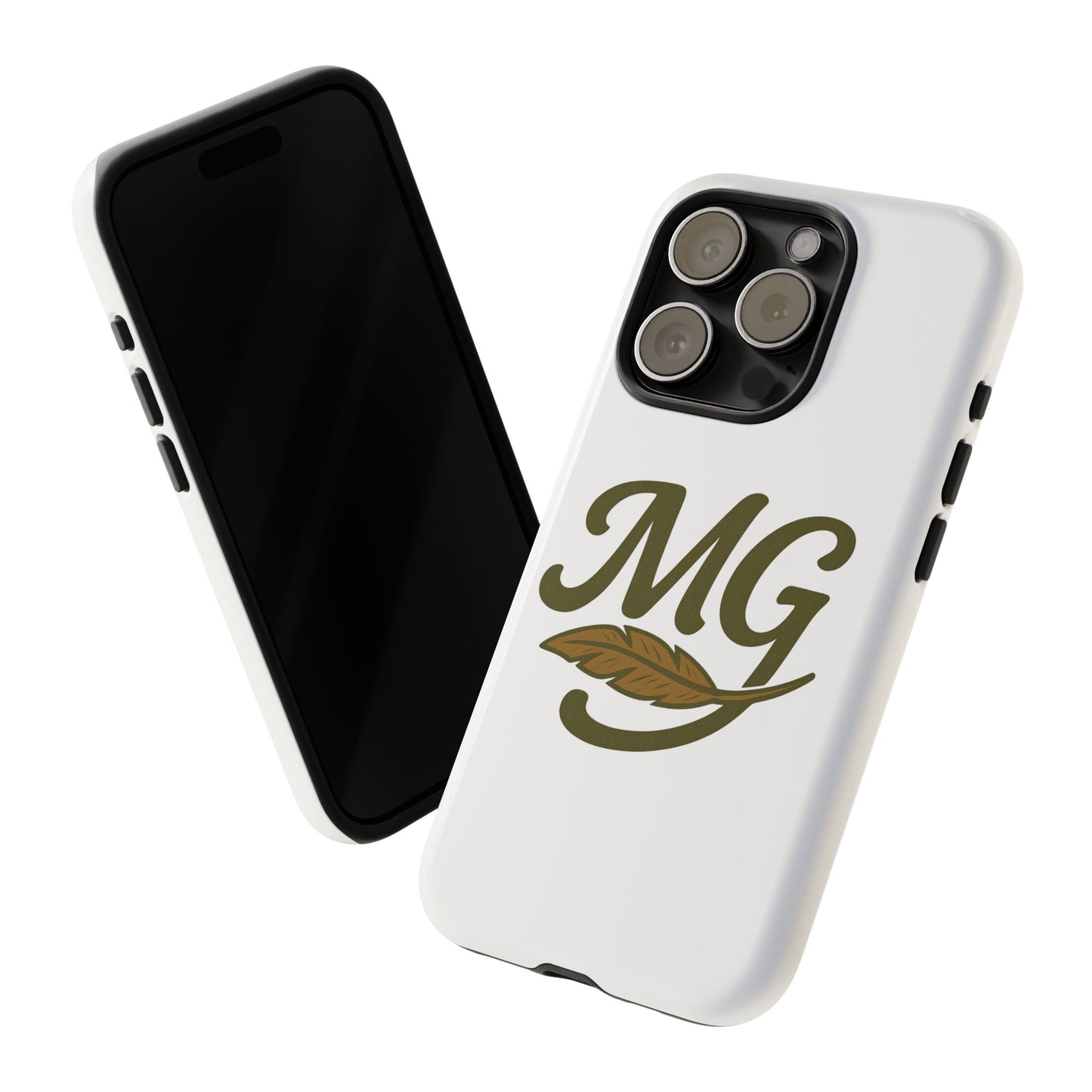 MG Leaf Tough Phone Case — Monogram Protective Phone Cover