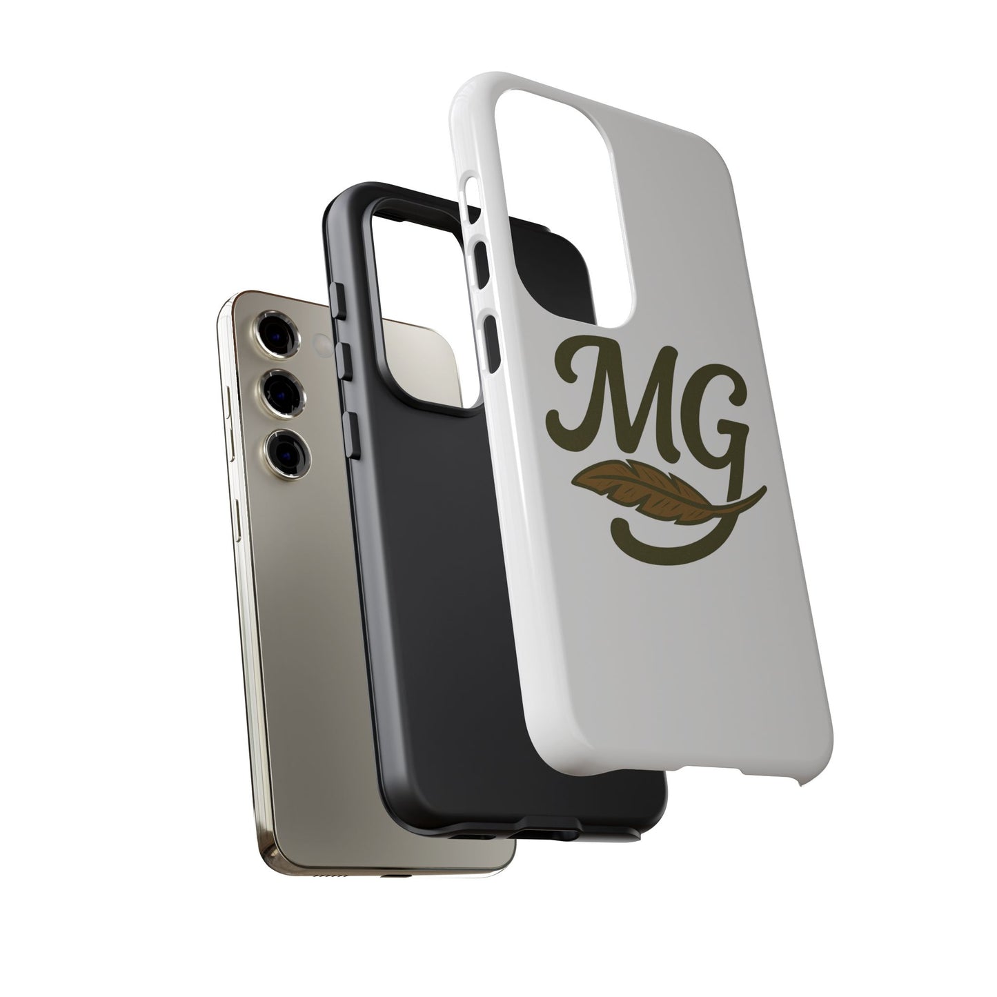MG Leaf Tough Phone Case — Monogram Protective Phone Cover
