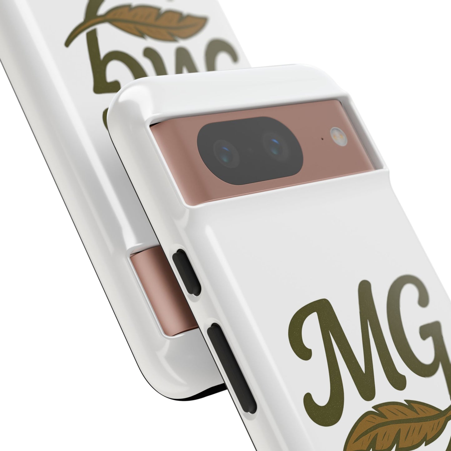 MG Leaf Tough Phone Case — Monogram Protective Phone Cover