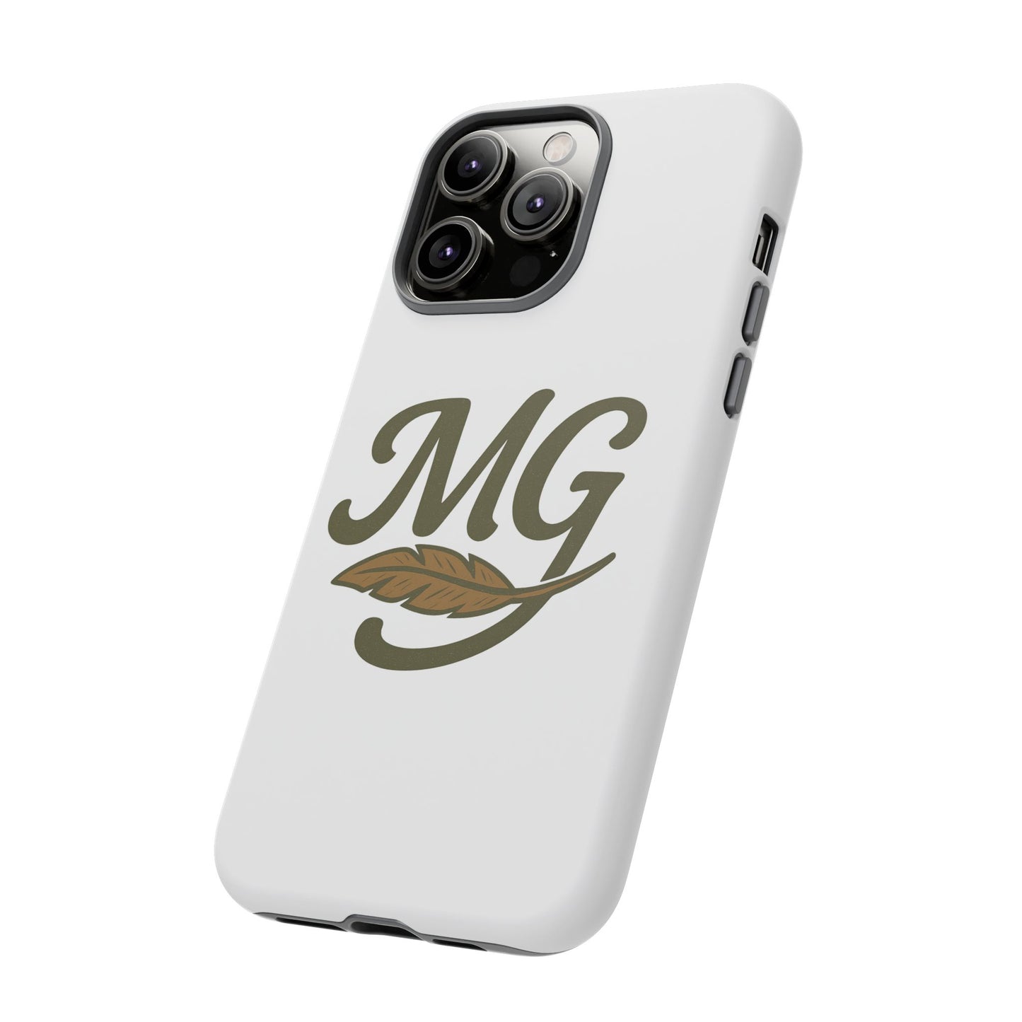 MG Leaf Tough Phone Case — Monogram Protective Phone Cover