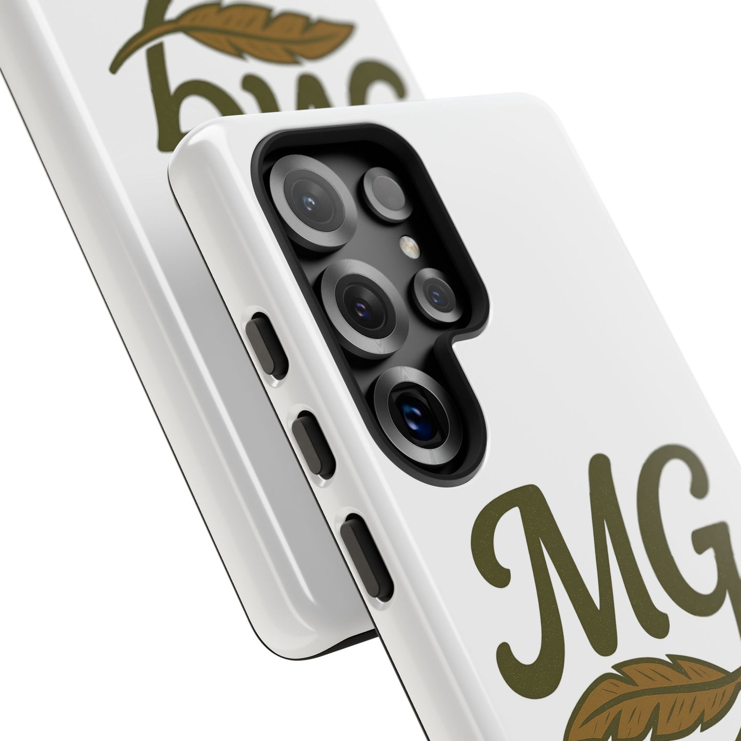 MG Leaf Tough Phone Case — Monogram Protective Phone Cover