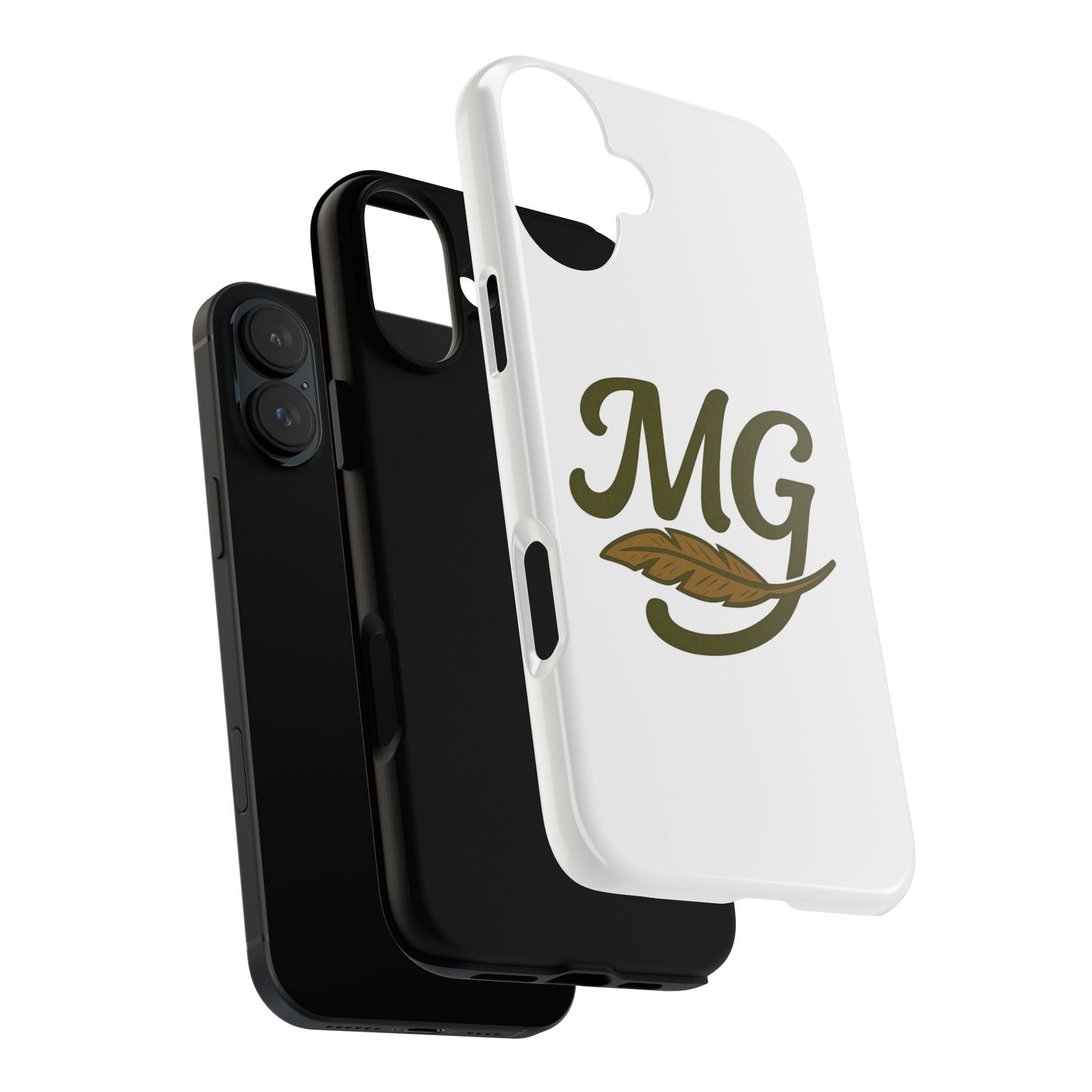 MG Leaf Tough Phone Case — Monogram Protective Phone Cover